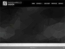 Tablet Screenshot of pasquariellodesign.com